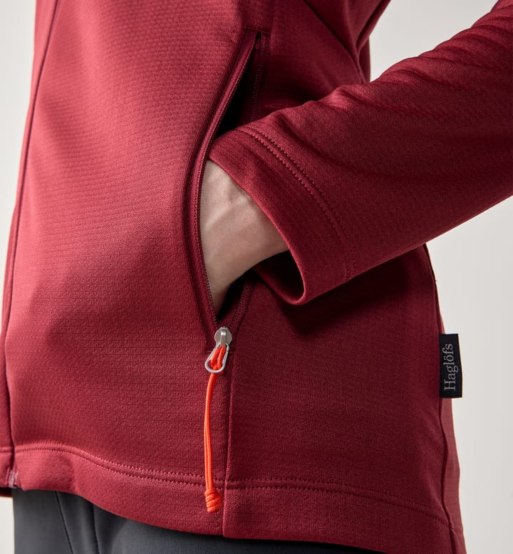 Korp Mid Jacket Women Carmine Red Korp Mid Jacket Women Carmine Red