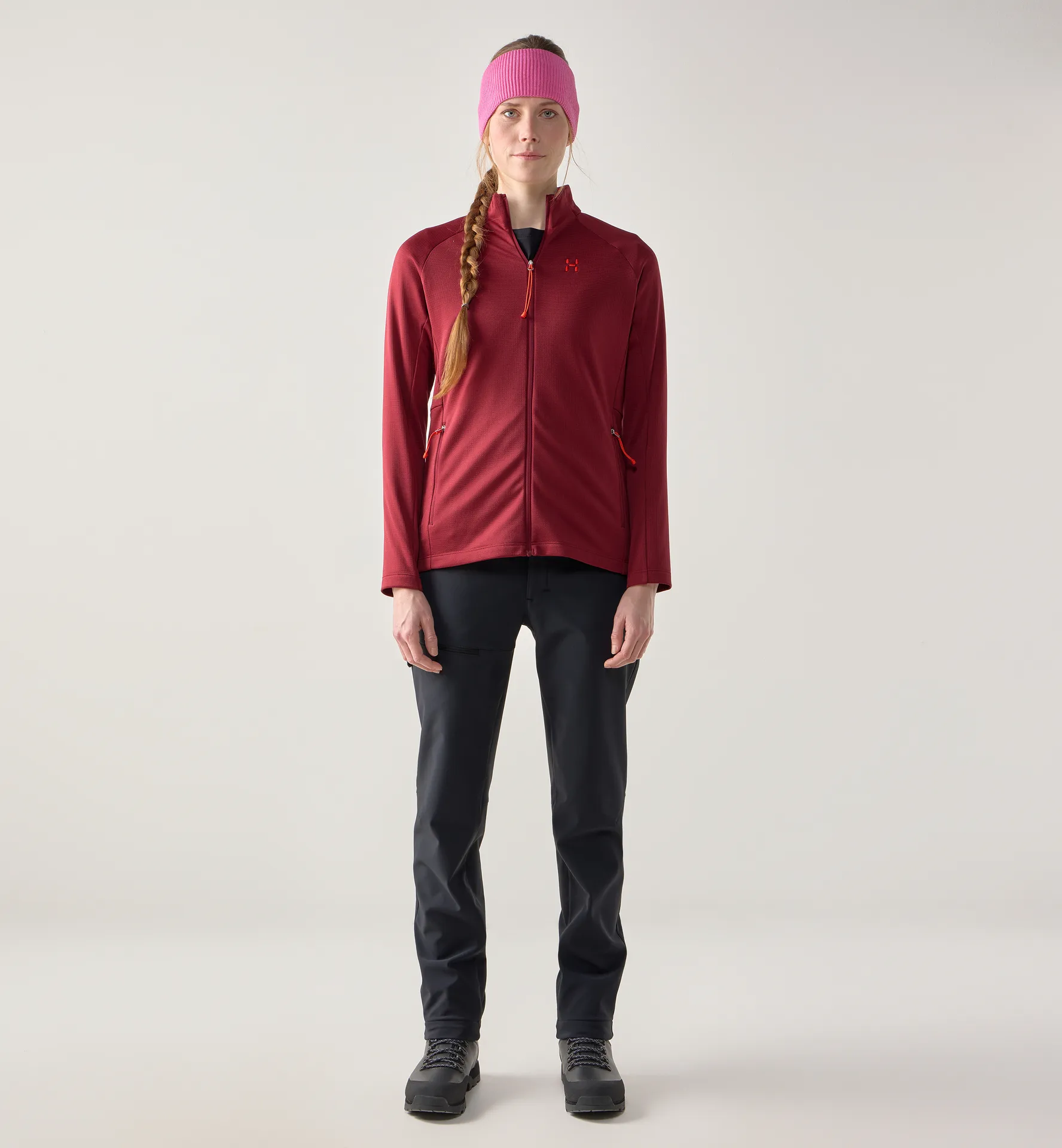 Korp Mid Jacket Women Carmine Red