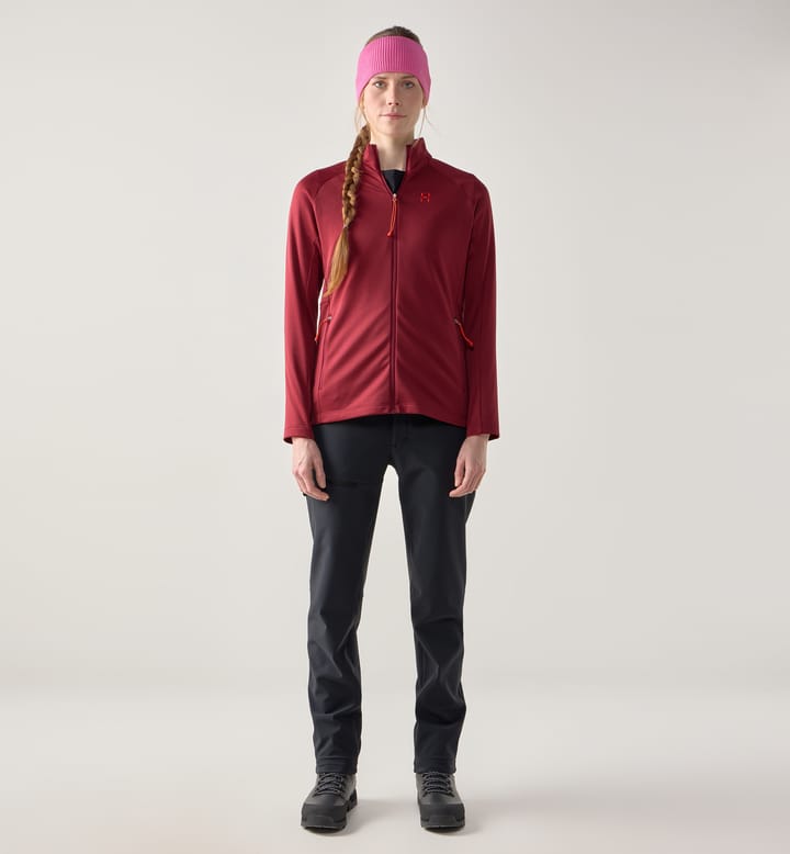 Korp Mid Jacket Women Carmine Red Korp Mid Jacket Women Carmine Red