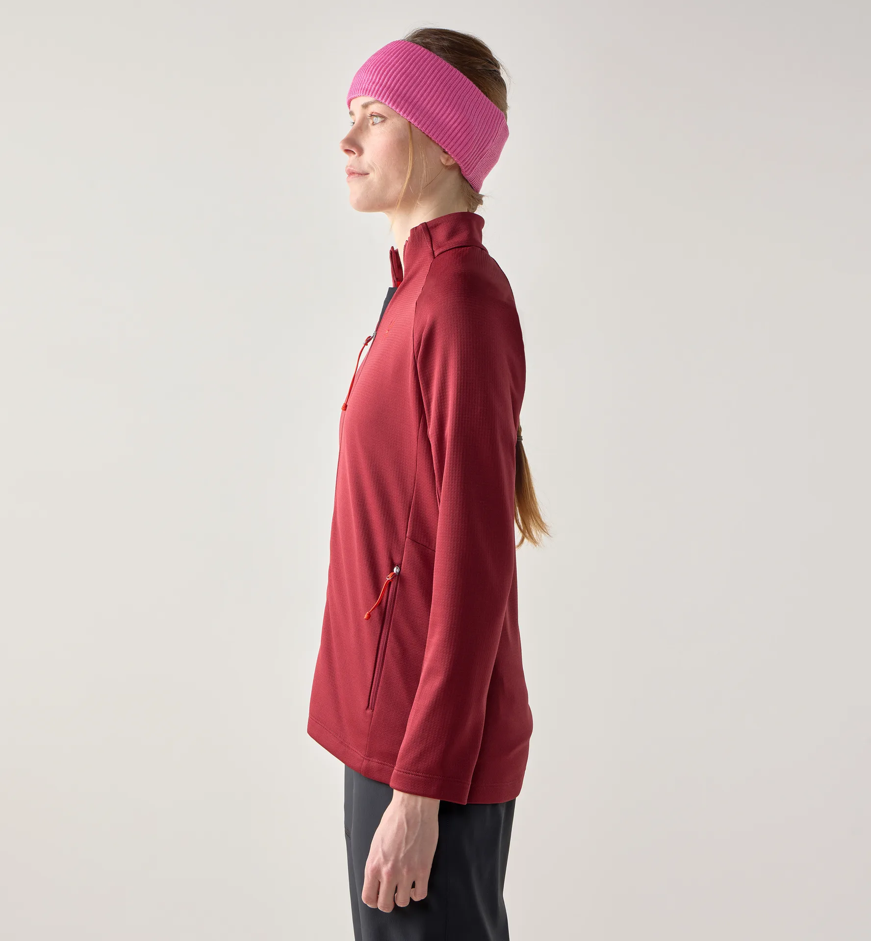 Korp Mid Jacket Women Carmine Red