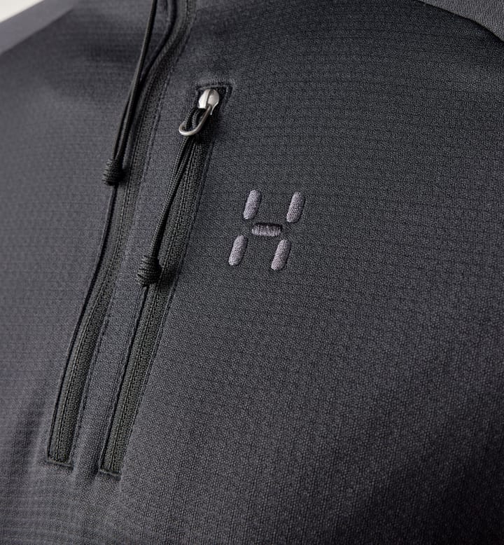 Korp Mid Halfzip Women True Black Korp Mid Halfzip Women True Black