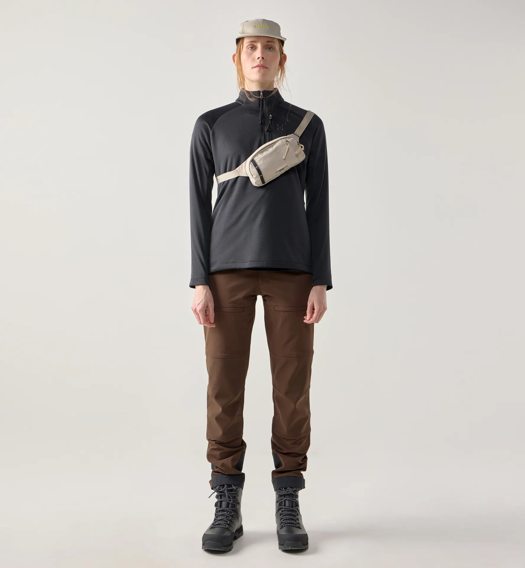 Korp Mid Halfzip Women True Black