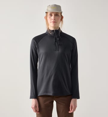 Korp Mid Halfzip Women True Black
