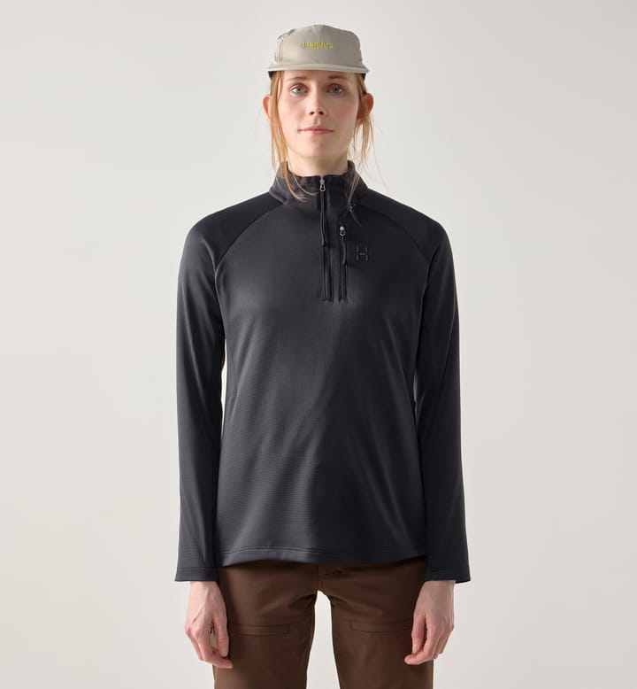 Korp Mid Halfzip Women True Black