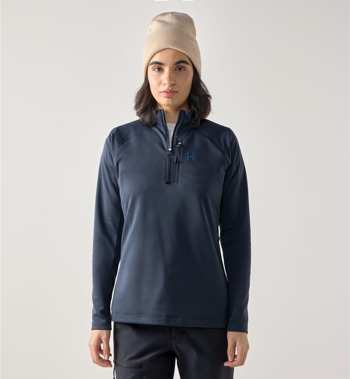 Korp Mid Halfzip Women Tarn Blue