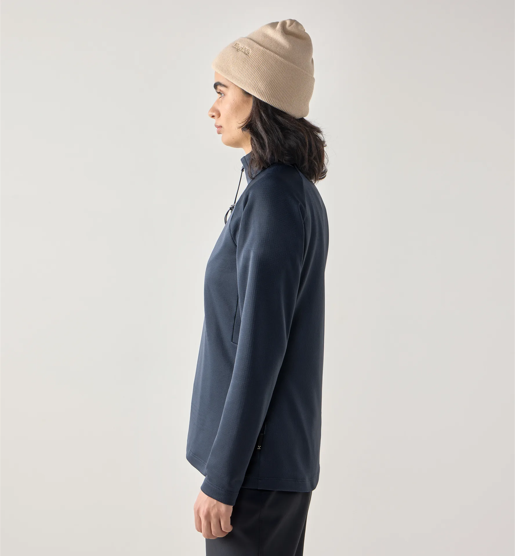 Korp Mid Halfzip Women Tarn Blue