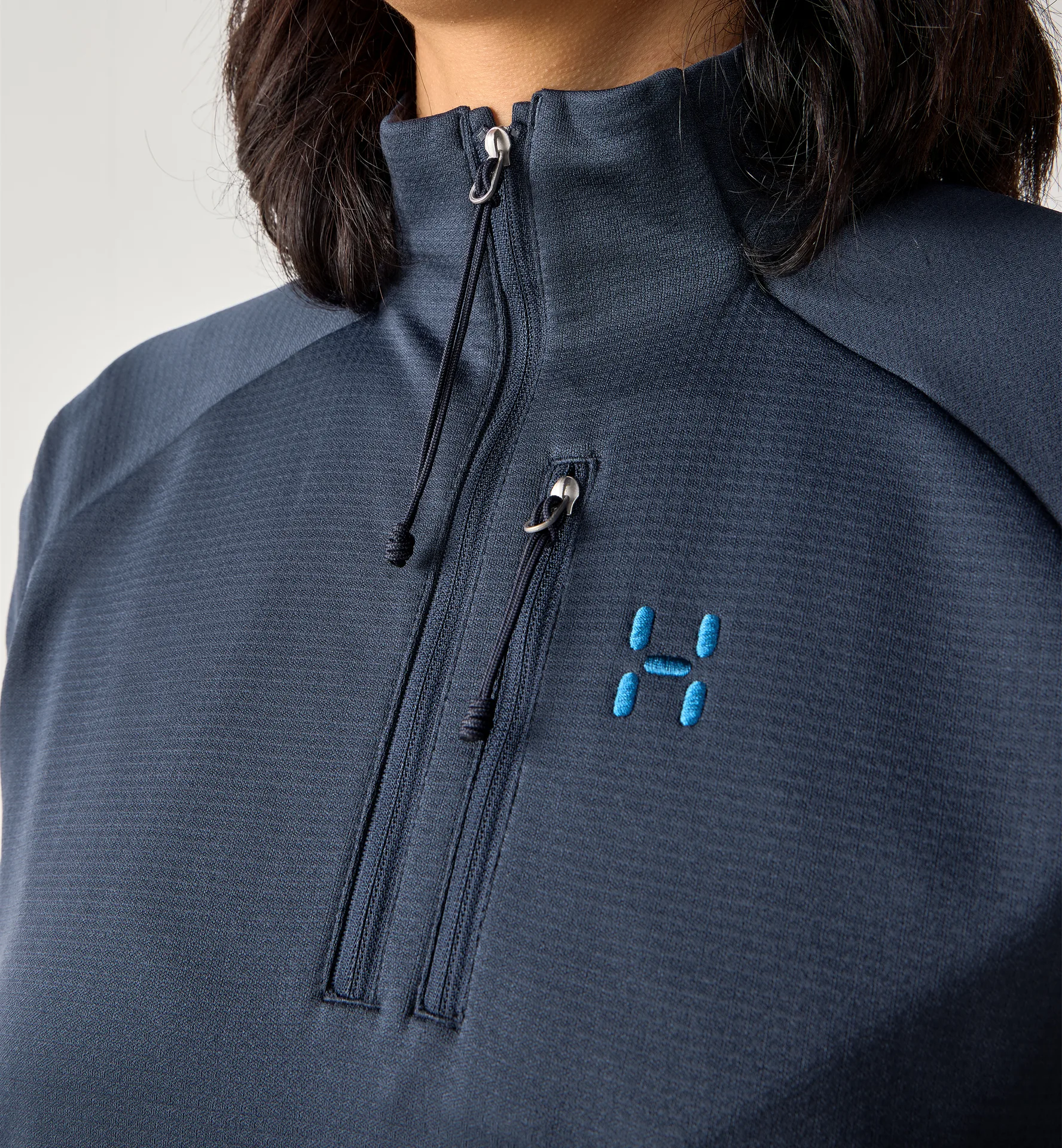 Korp Mid Halfzip Women Tarn Blue