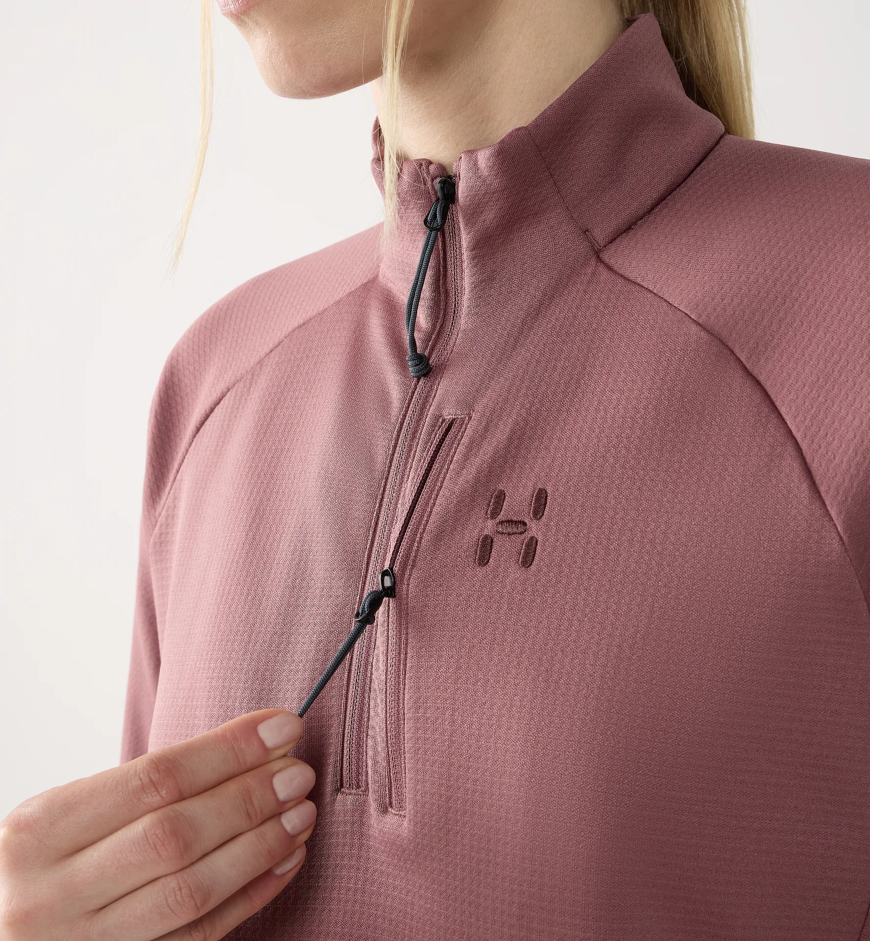 Korp Mid Halfzip Women Misty Mauve