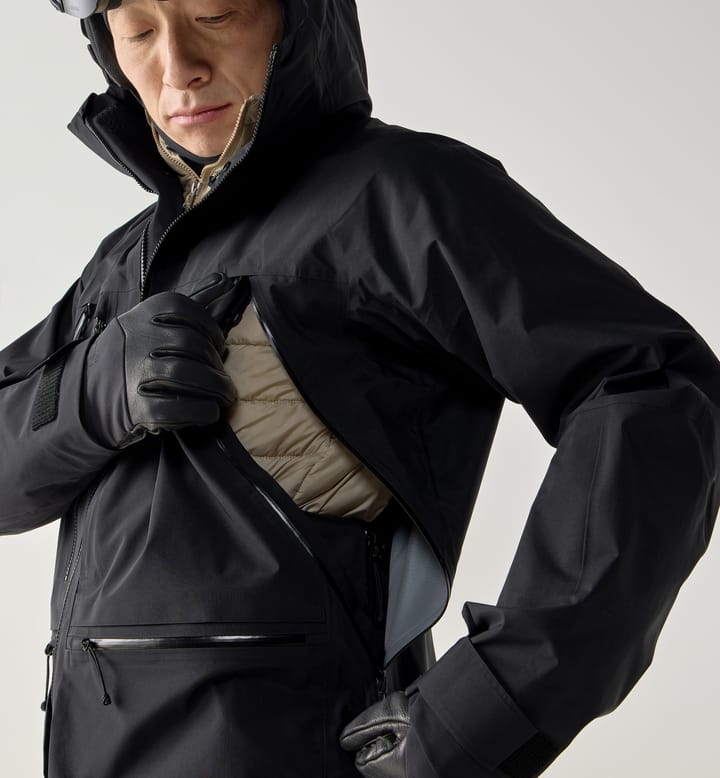 Vassi GTX Pro II Jacket Men True Black Vassi GTX Pro II Jacket Men True Black
