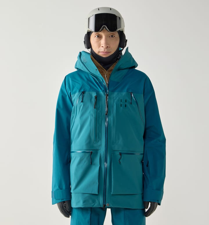 Vassi GTX Pro II Jacket Men Mountain Teal/Deep Teal