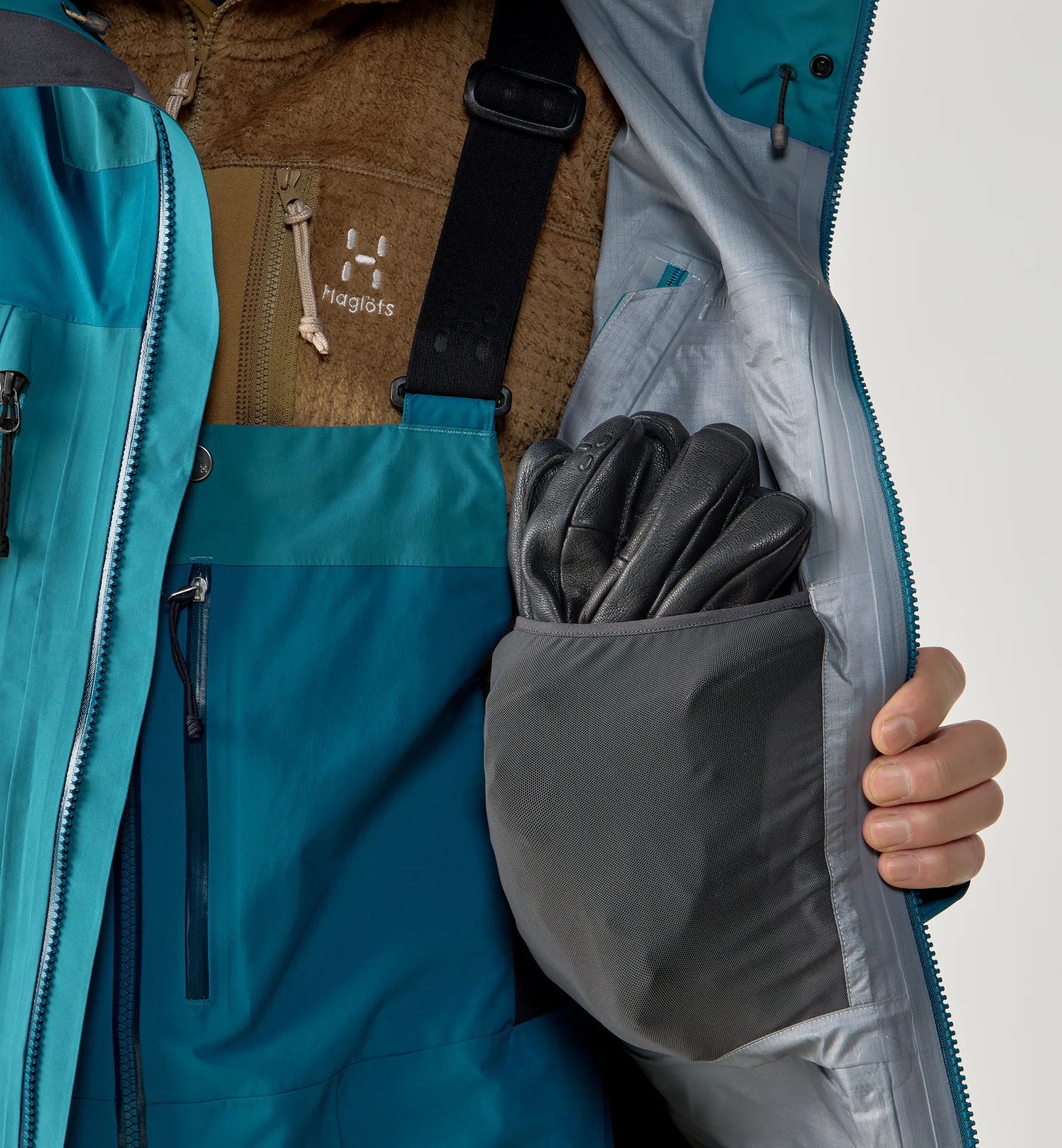 Vassi GTX Pro II Jacket Men Mountain Teal/Deep Teal