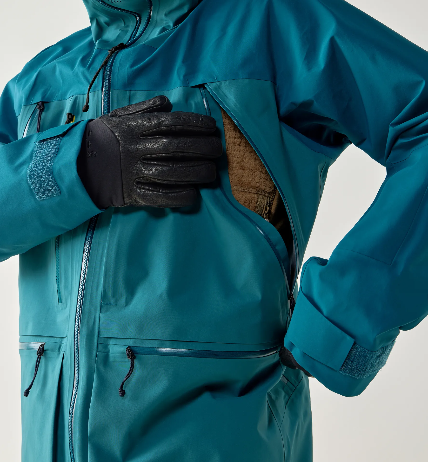 Vassi GTX Pro II Jacket Men Mountain Teal/Deep Teal