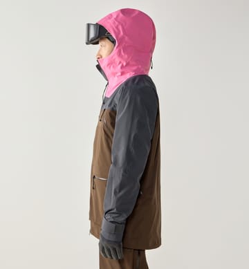 Vassi GTX Pro II Jacket Men Lantana Pink/Woodland Brown
