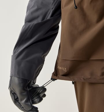Vassi GTX Pro II Jacket Men Lantana Pink/Woodland Brown