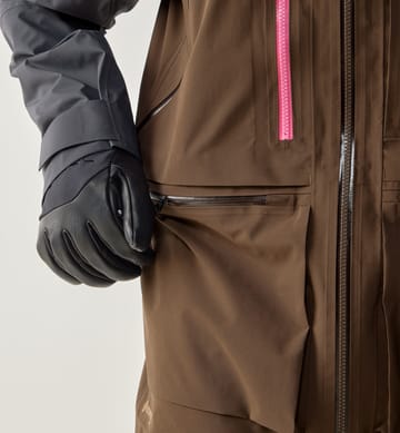 Vassi GTX Pro II Jacket Men Lantana Pink/Woodland Brown