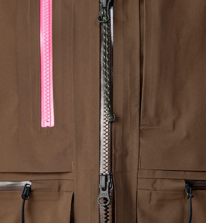 Vassi GTX Pro II Jacket Men Lantana Pink/Woodland Brown Vassi GTX Pro II Jacket Men Lantana Pink/Woodland Brown