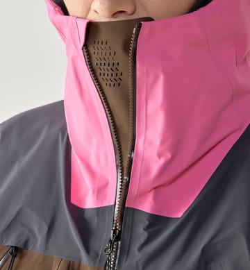 Vassi GTX Pro II Jacket Men Lantana Pink/Woodland Brown