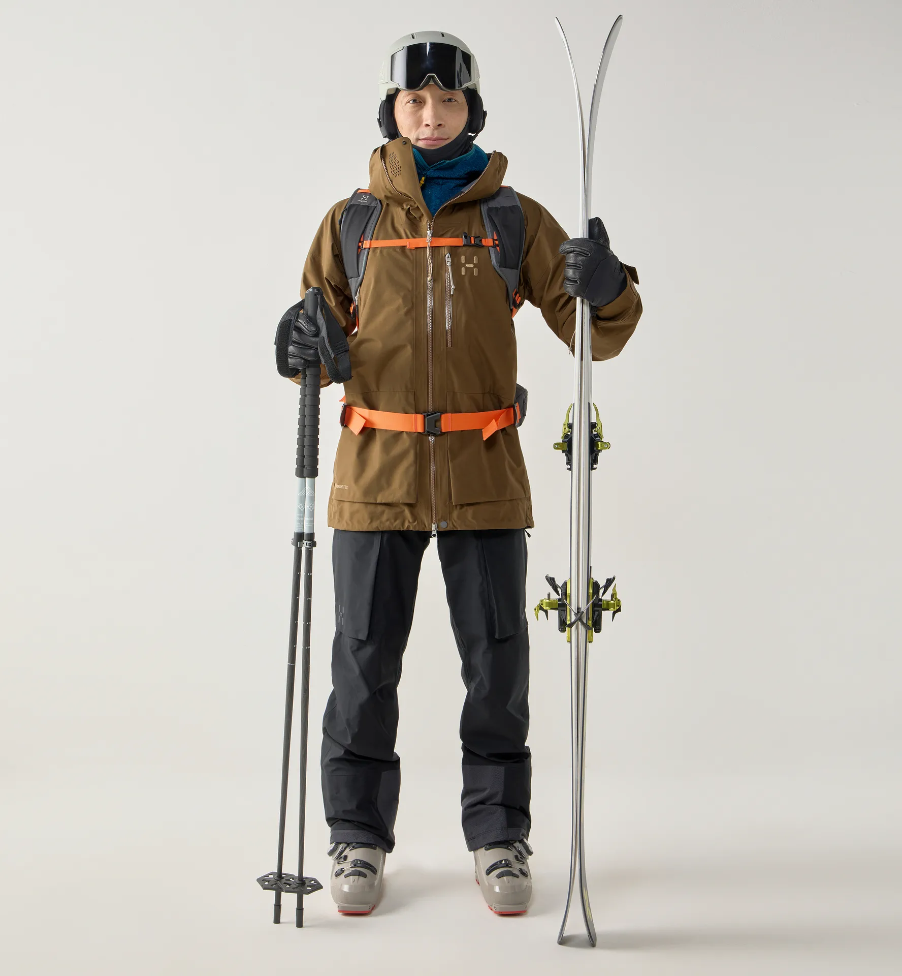 Vassi GTX II Jacket Men Teak Brown/Woodland Brown