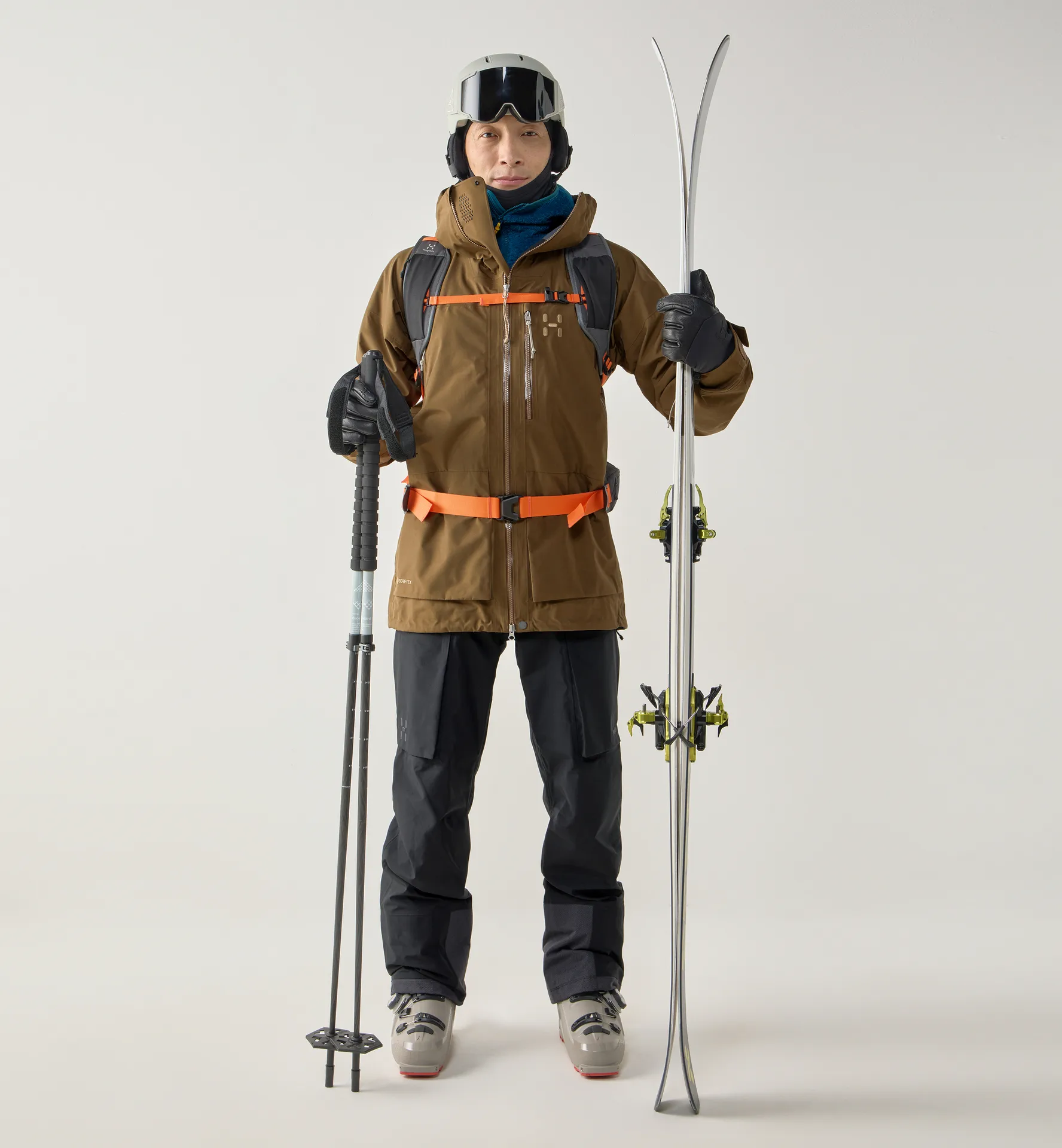 Vassi GTX II Jacket Men Teak Brown/Woodland Brown