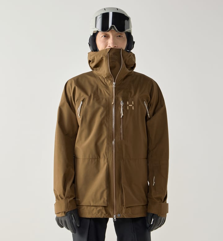Vassi GTX II Jacket Men Teak Brown/Woodland Brown