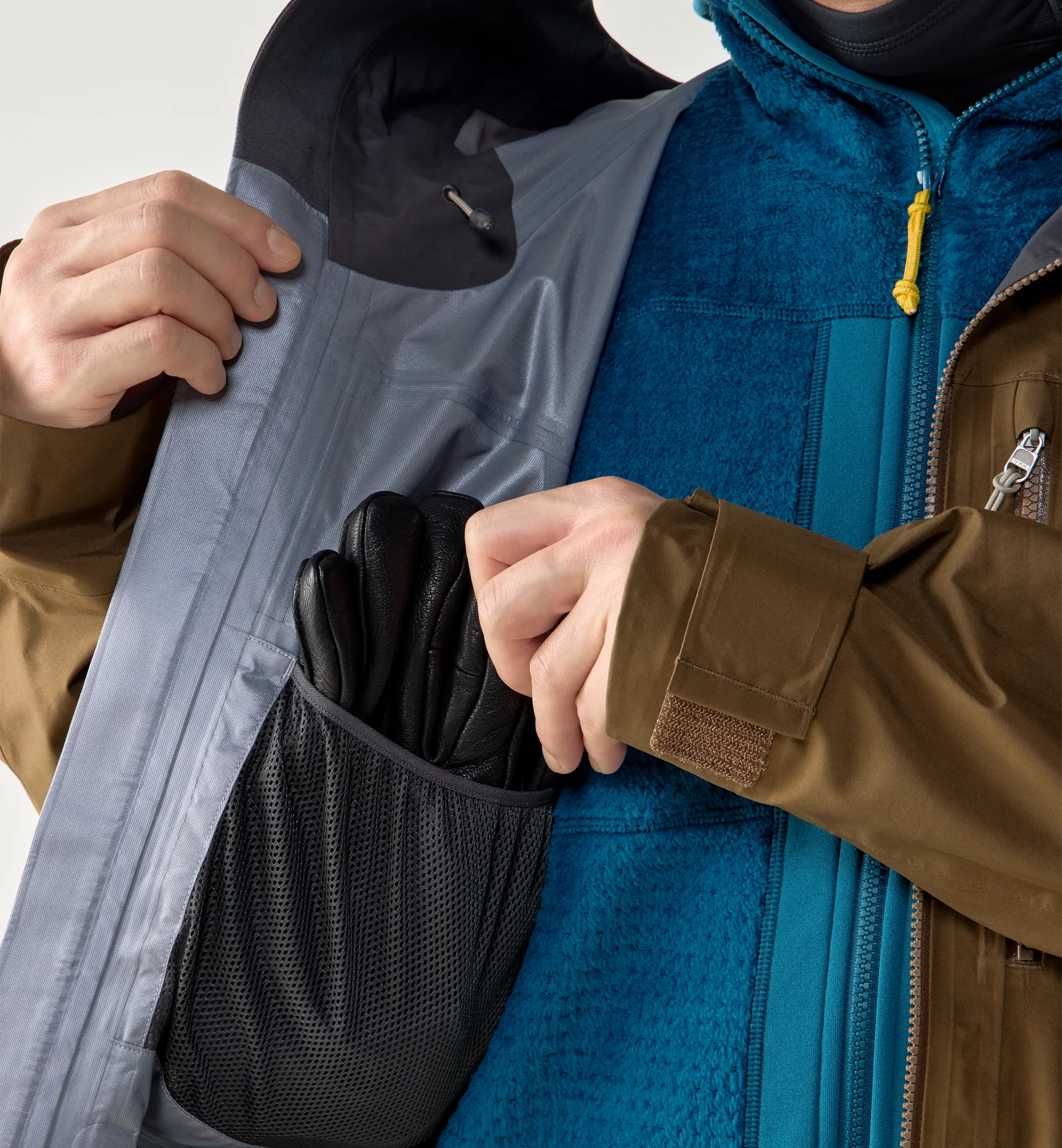 Vassi GTX II Jacket Men Teak Brown/Woodland Brown