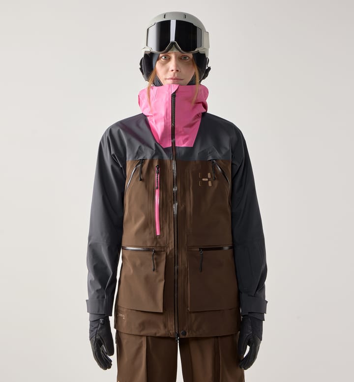 Vassi GTX Pro II Jacket Women Lantana Pink/Oak Brown Vassi GTX Pro II Jacket Women Lantana Pink/Oak Brown