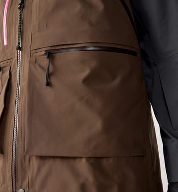 Vassi GTX Pro II Jacket Women Lantana Pink/Oak Brown