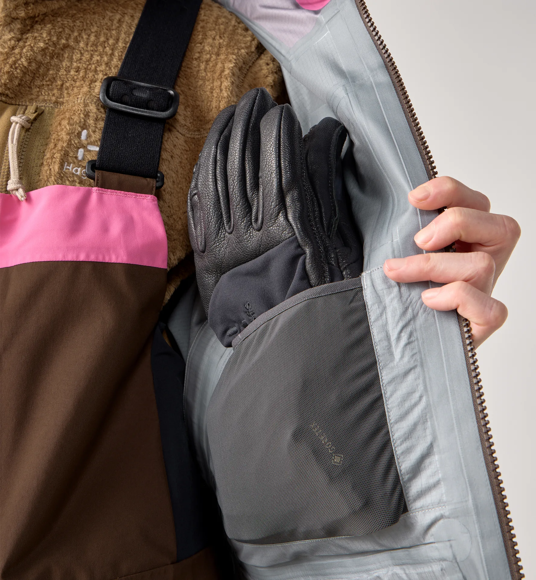 Vassi GTX Pro II Jacket Women Lantana Pink/Oak Brown