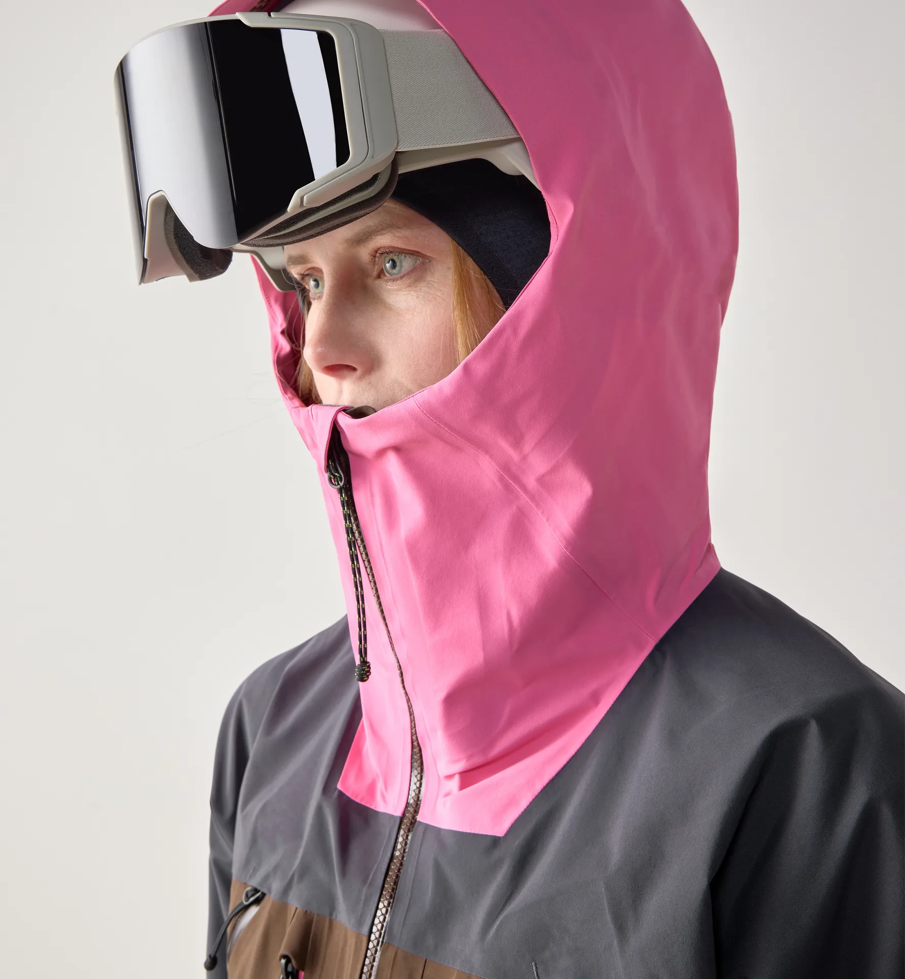 Vassi GTX Pro II Jacket Women Lantana Pink/Oak Brown