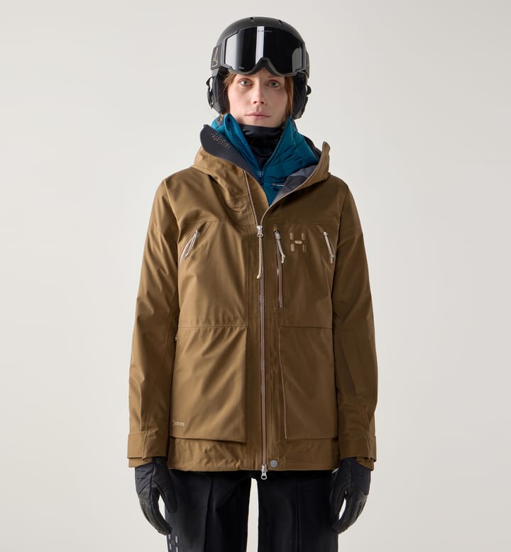 Vassi GTX II Jacket Women Teak Brown/Woodland Brown Vassi GTX II Jacket Women Teak Brown/Woodland Brown