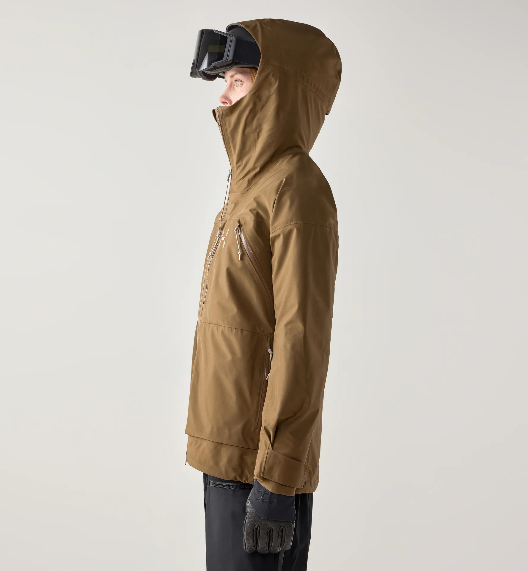 Vassi GTX II Jacket Women Teak Brown/Woodland Brown