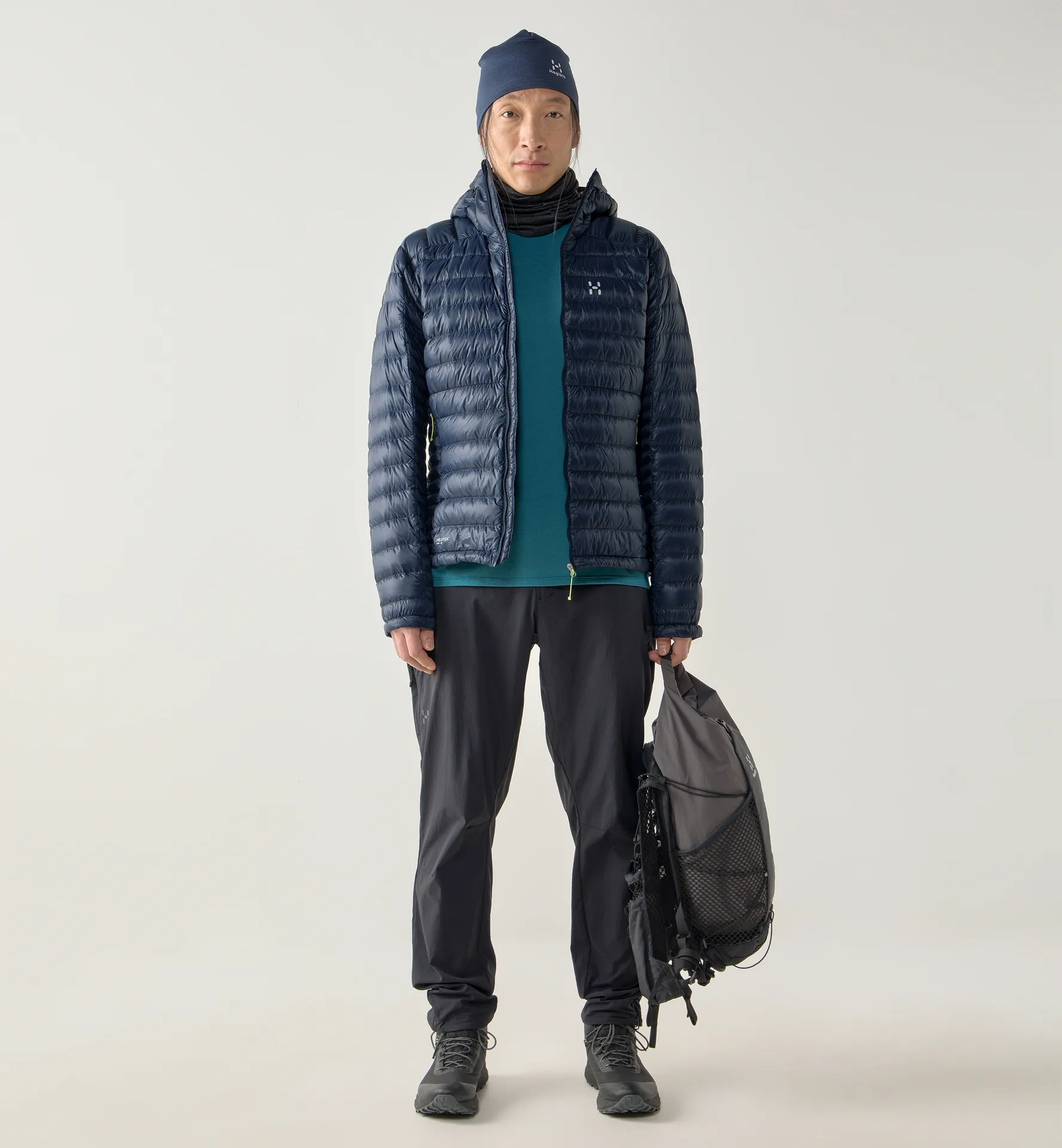 L.I.M Down II Hood Men Tarn Blue