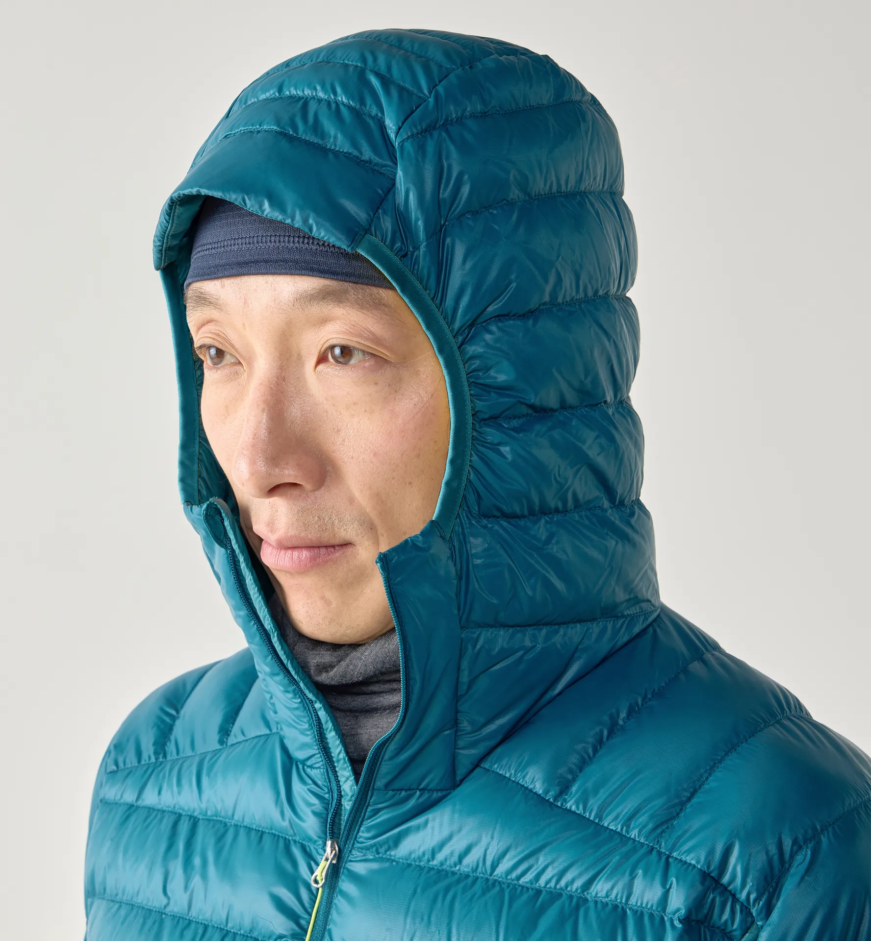 L.I.M Down II Hood Men Deep Teal/Mountain Teal