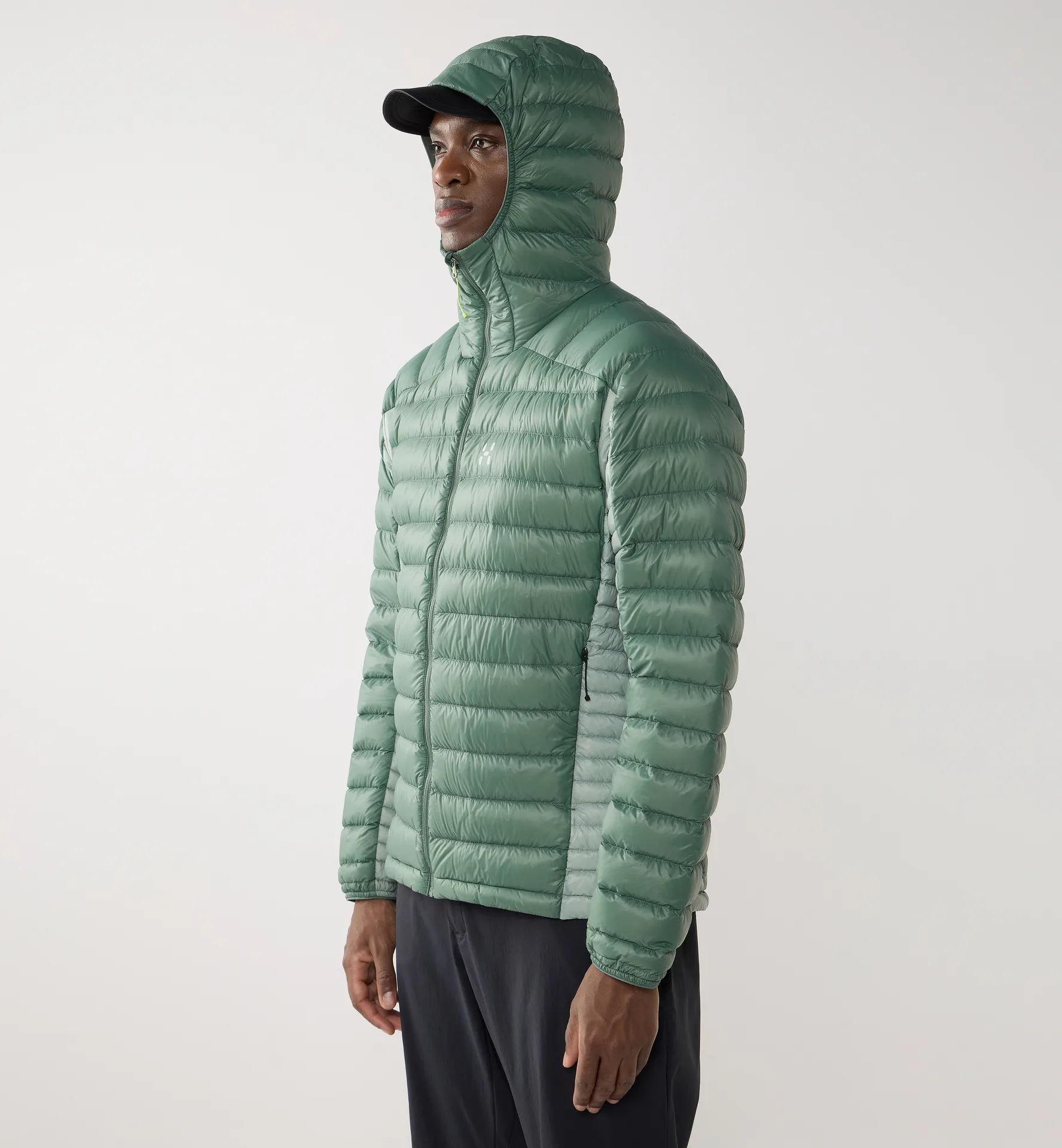 L.I.M Down II Hood Men Chlorophyll Green/Dew Green