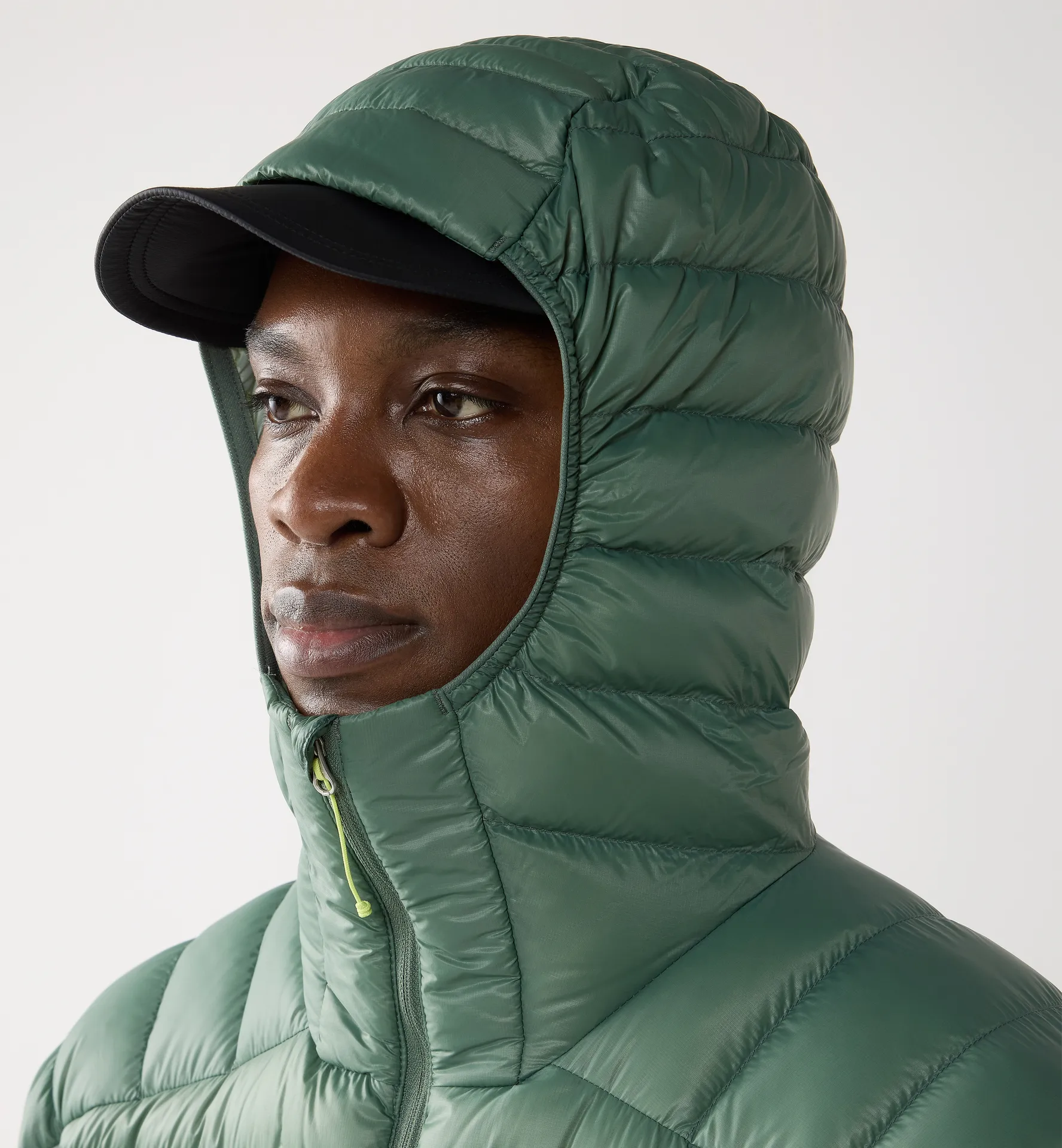 L.I.M Down II Hood Men Chlorophyll Green/Dew Green