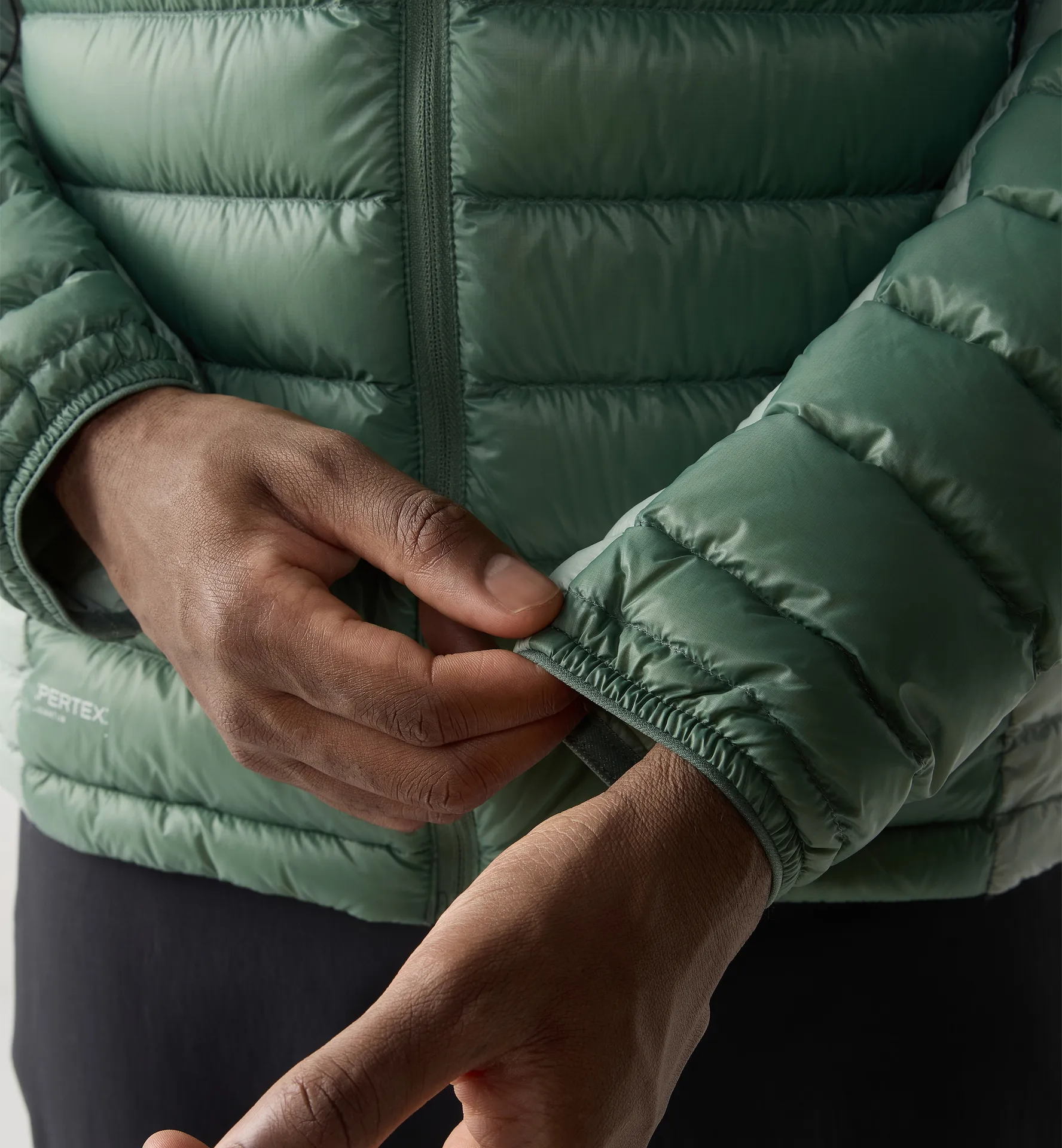 L.I.M Down II Hood Men Chlorophyll Green/Dew Green