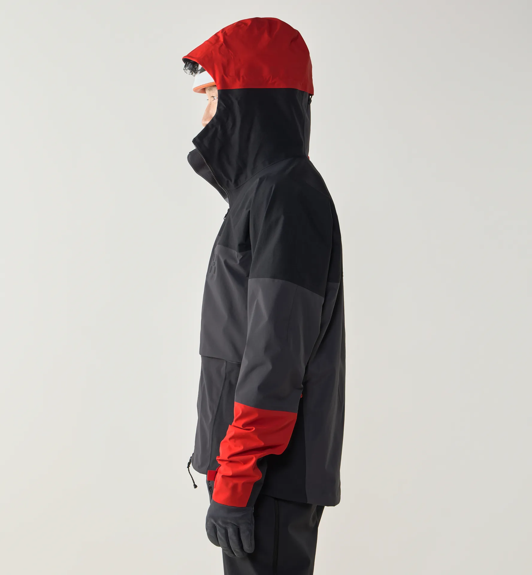 スノーボード HAGLOFS spitz jacket s black red HAGLOFS spitz jacket