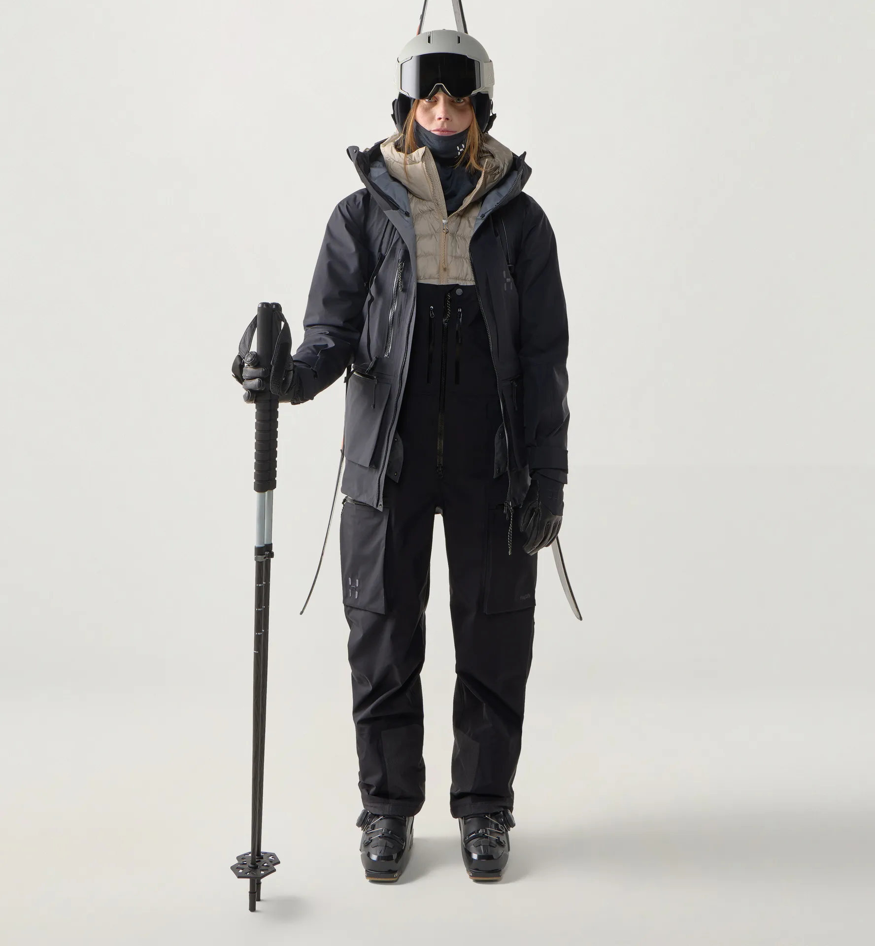 Haglöfs Vassi GTX Pro II Bib Women True Black - Damen - M