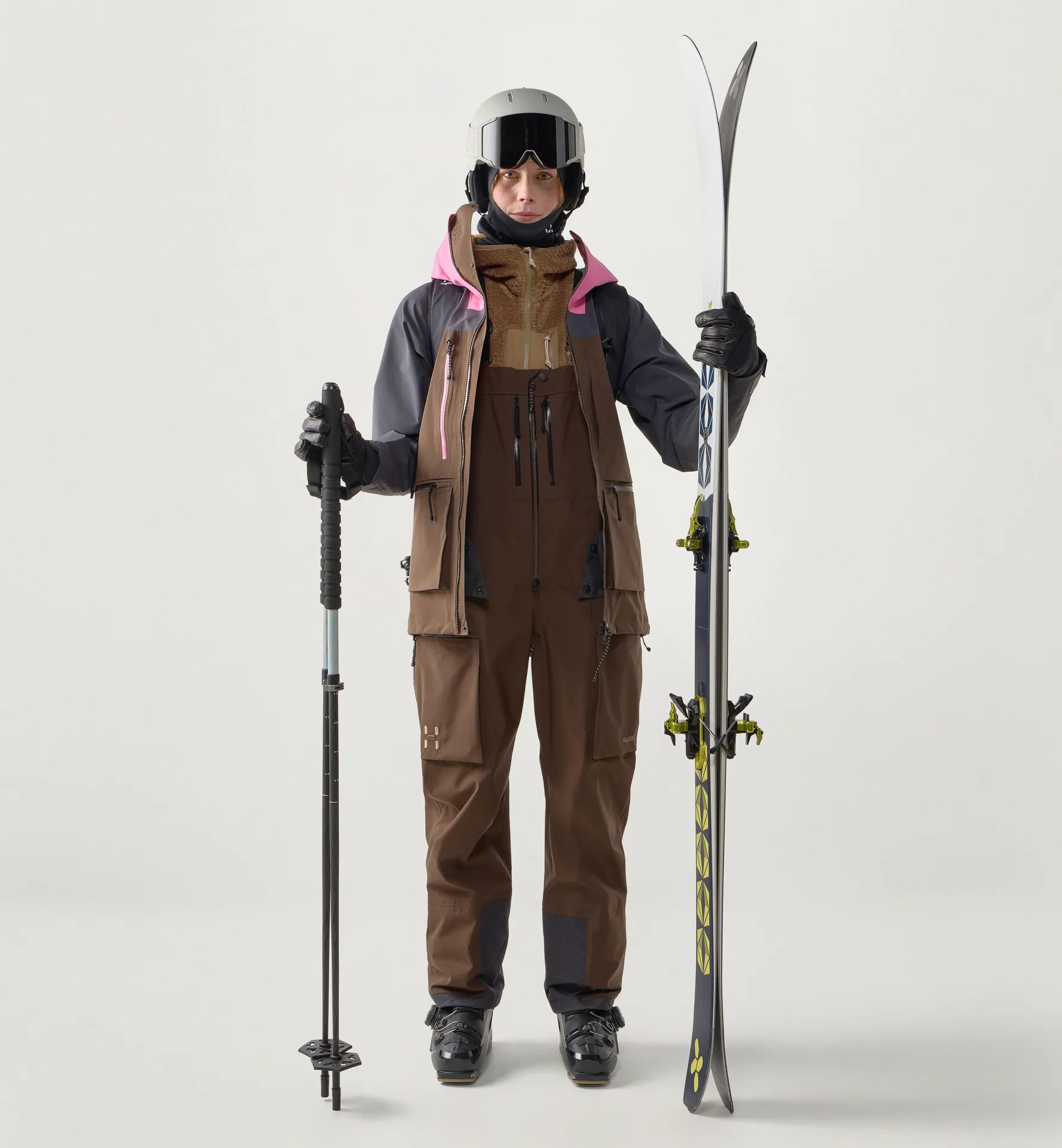 Vassi GTX Pro II Bib Women Woodland Brown