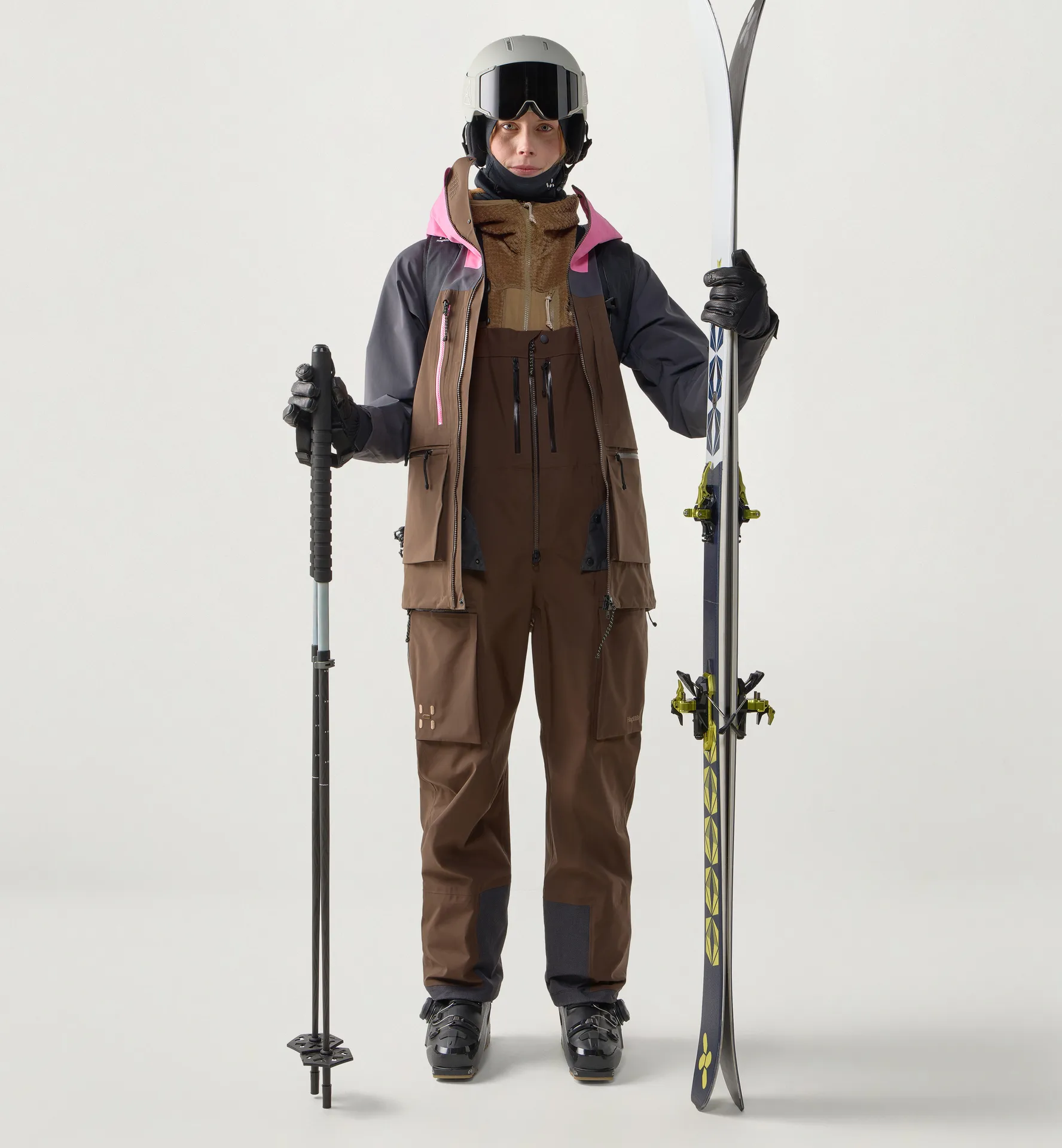 Vassi GTX Pro II Bib Women Woodland Brown