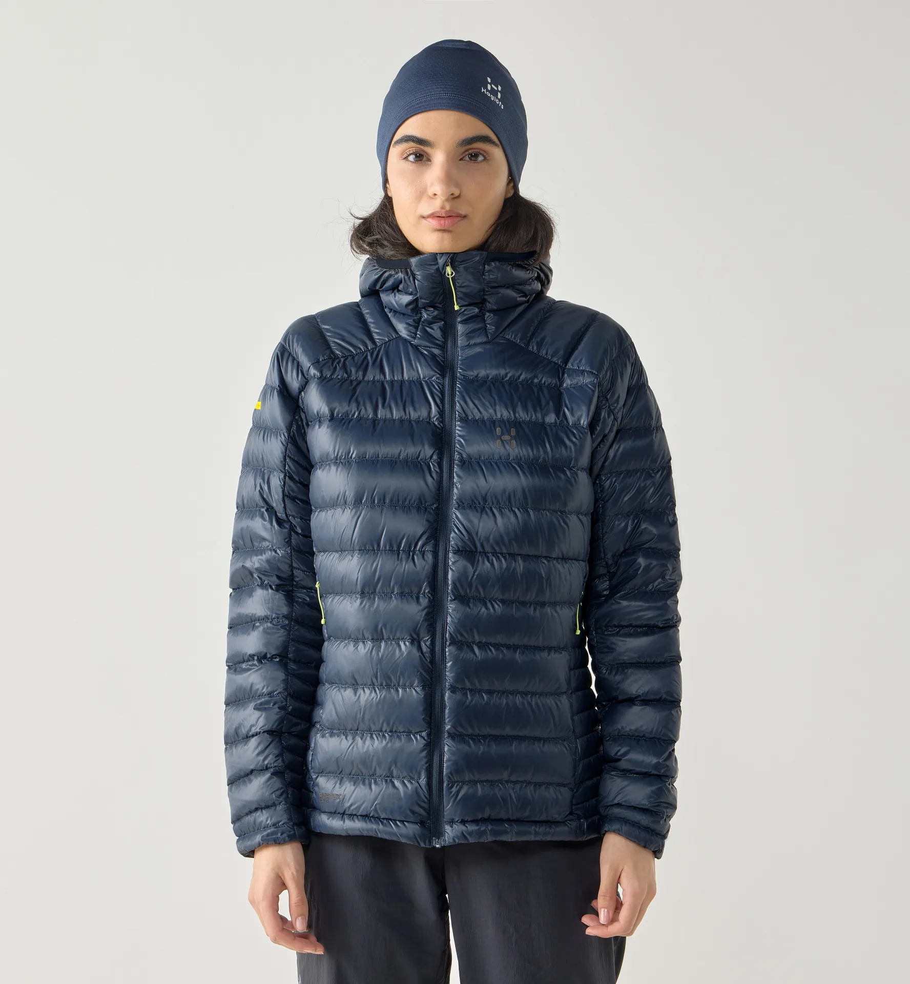 Haglöfs L.I.M Down II Hood Women Tarn Blue - Damen - XL