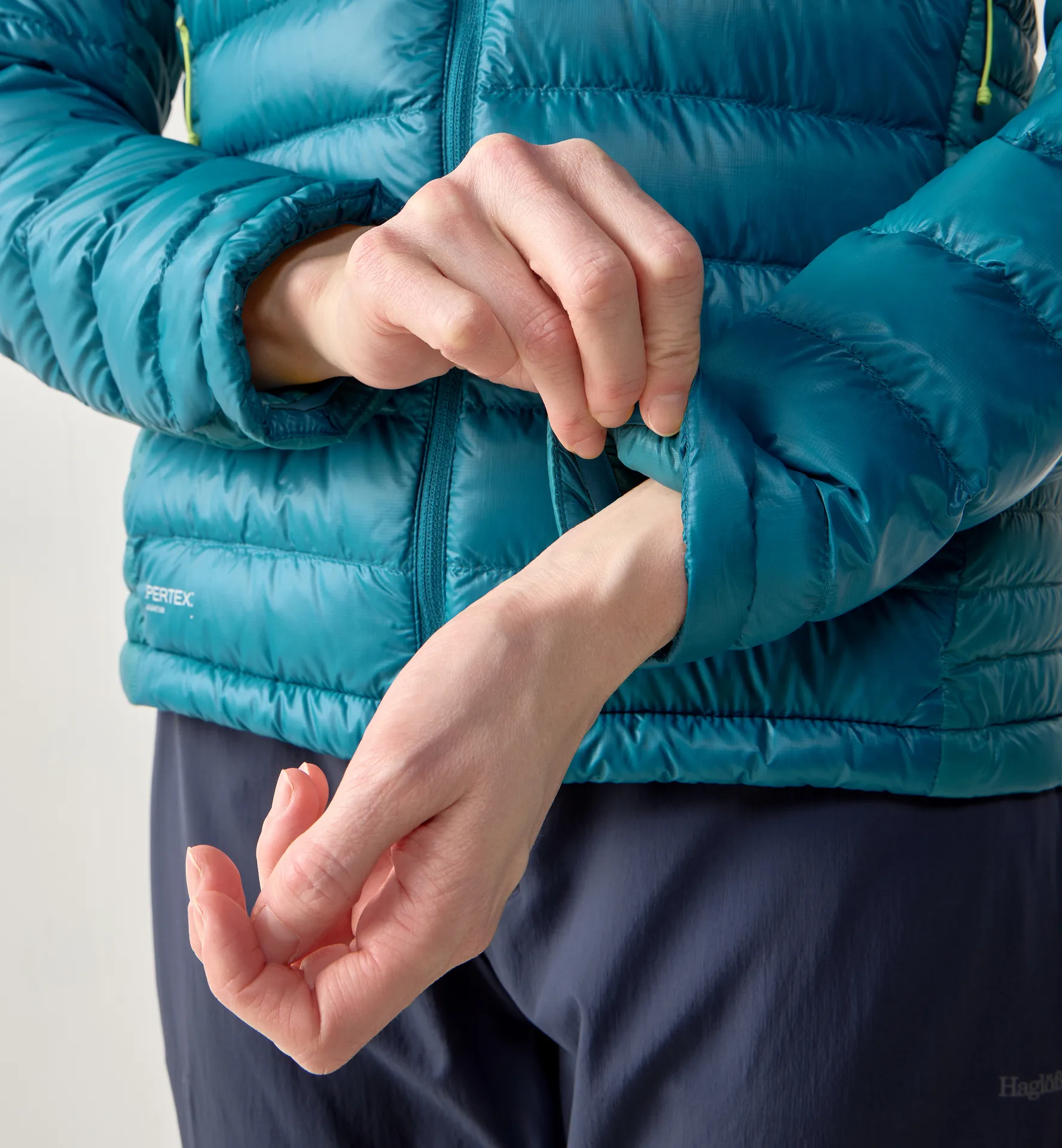 L.I.M Down II Hood Women Deep Teal/Mountain Teal