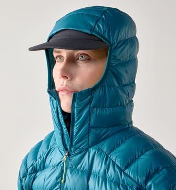 L.I.M Down II Hood Women Deep Teal/Mountain Teal