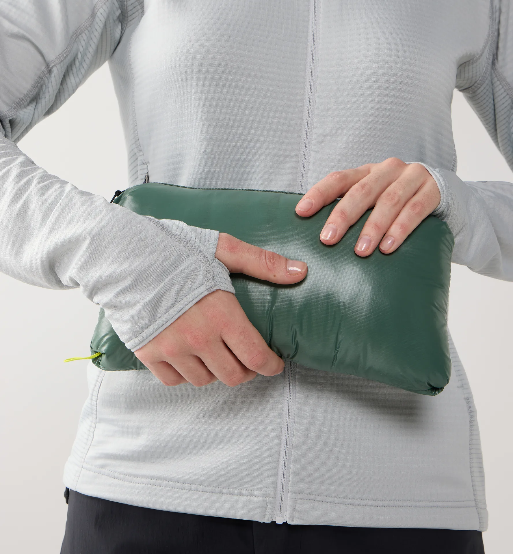 L.I.M Down II Hood Women Dew Green/Chlorophyll Green