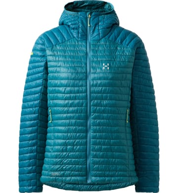 L.I.M Mimic II Hood Women Mountain Teal/Deep Teal