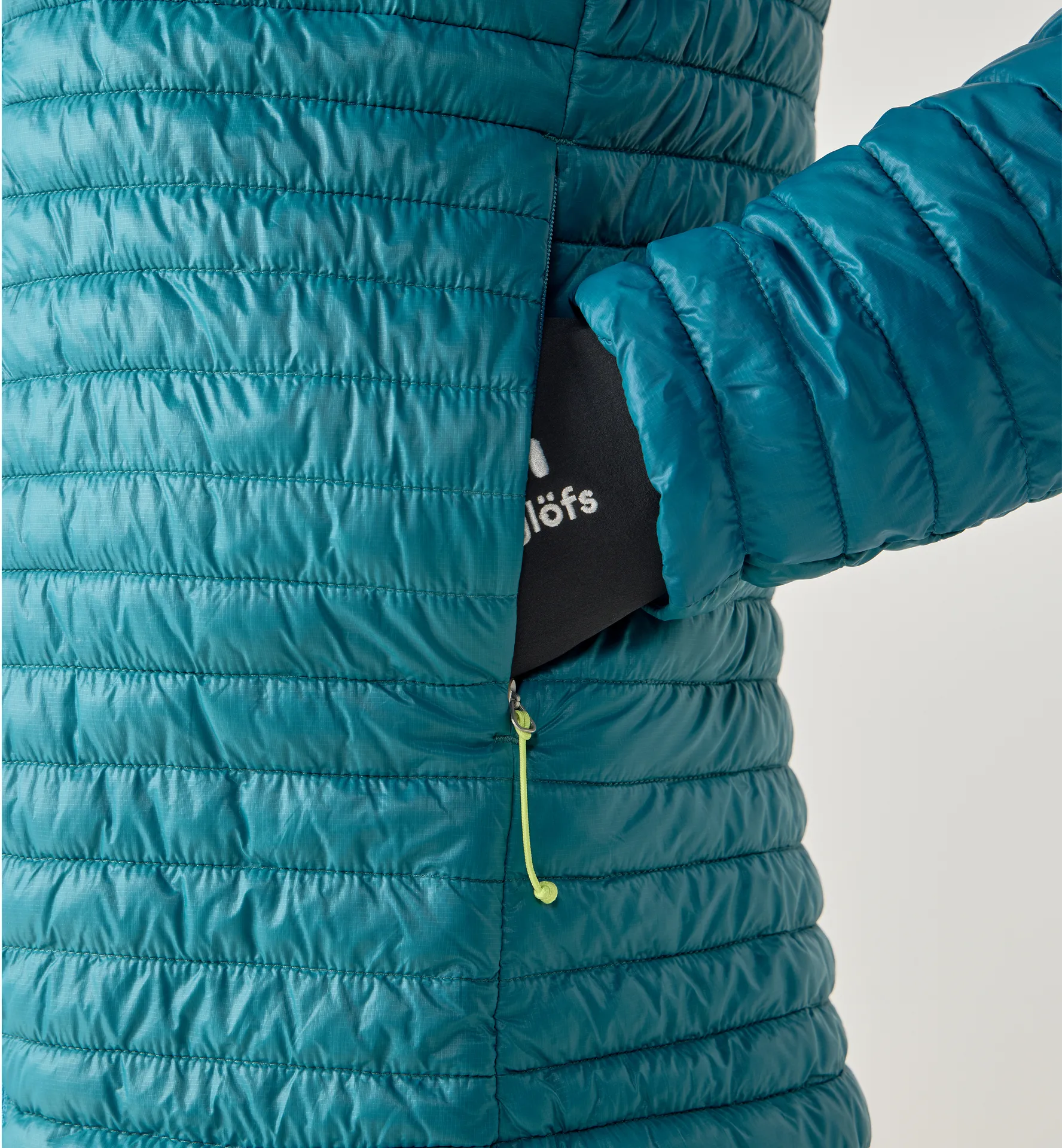 L.I.M Mimic II Hood Women Mountain Teal/Deep Teal