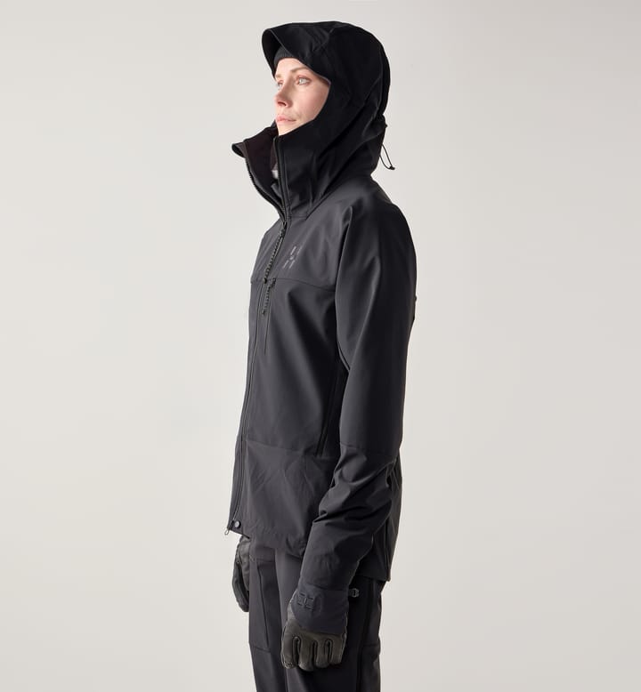 ROC Sight Softshell II Jacket Women True Black ROC Sight Softshell II Jacket Women True Black