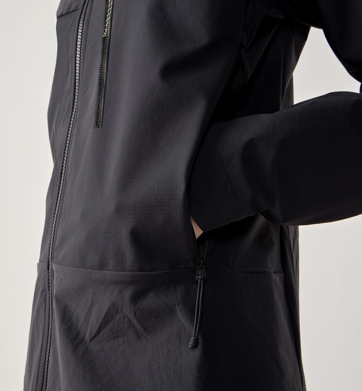 ROC Sight Softshell II Jacket Women True Black ROC Sight Softshell II Jacket Women True Black