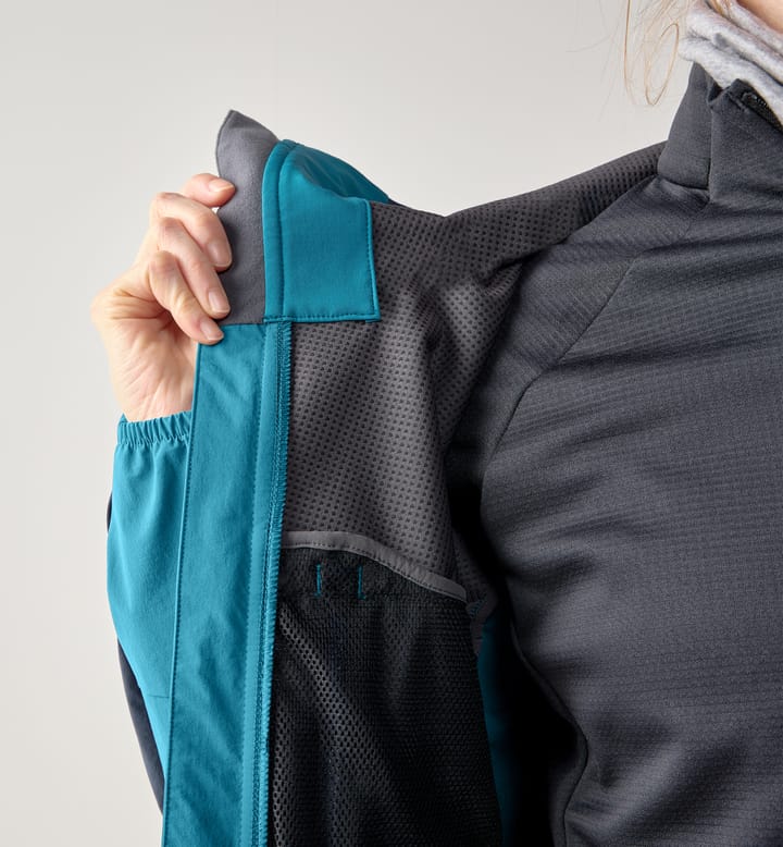ROC Sight Softshell II Jacket Women Deep Teal/Tarn Blue ROC Sight Softshell II Jacket Women Deep Teal/Tarn Blue
