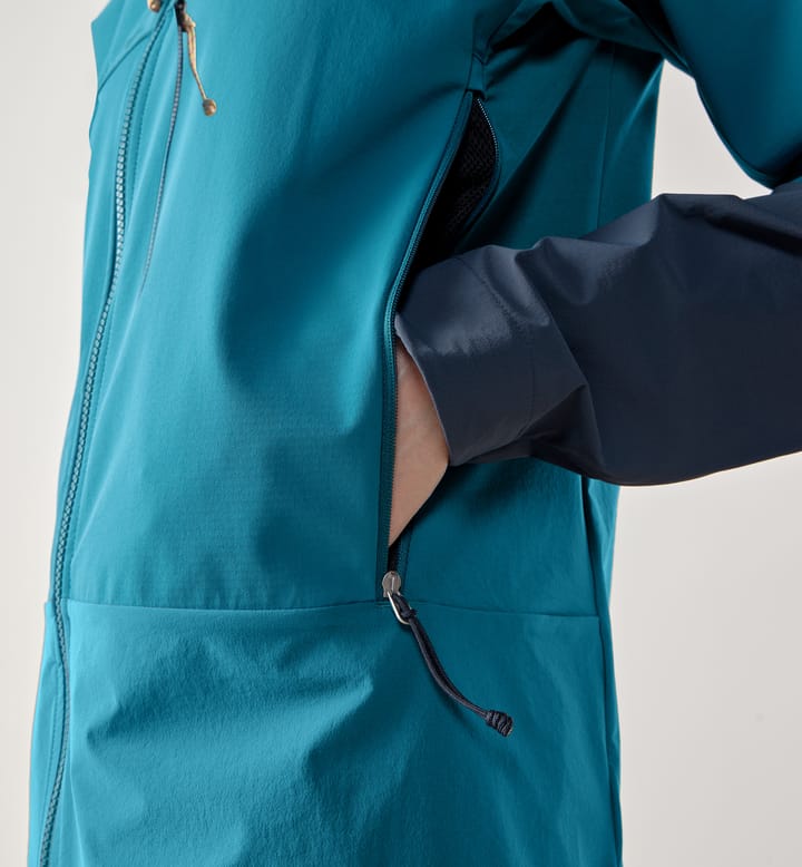 ROC Sight Softshell II Jacket Women Deep Teal/Tarn Blue ROC Sight Softshell II Jacket Women Deep Teal/Tarn Blue